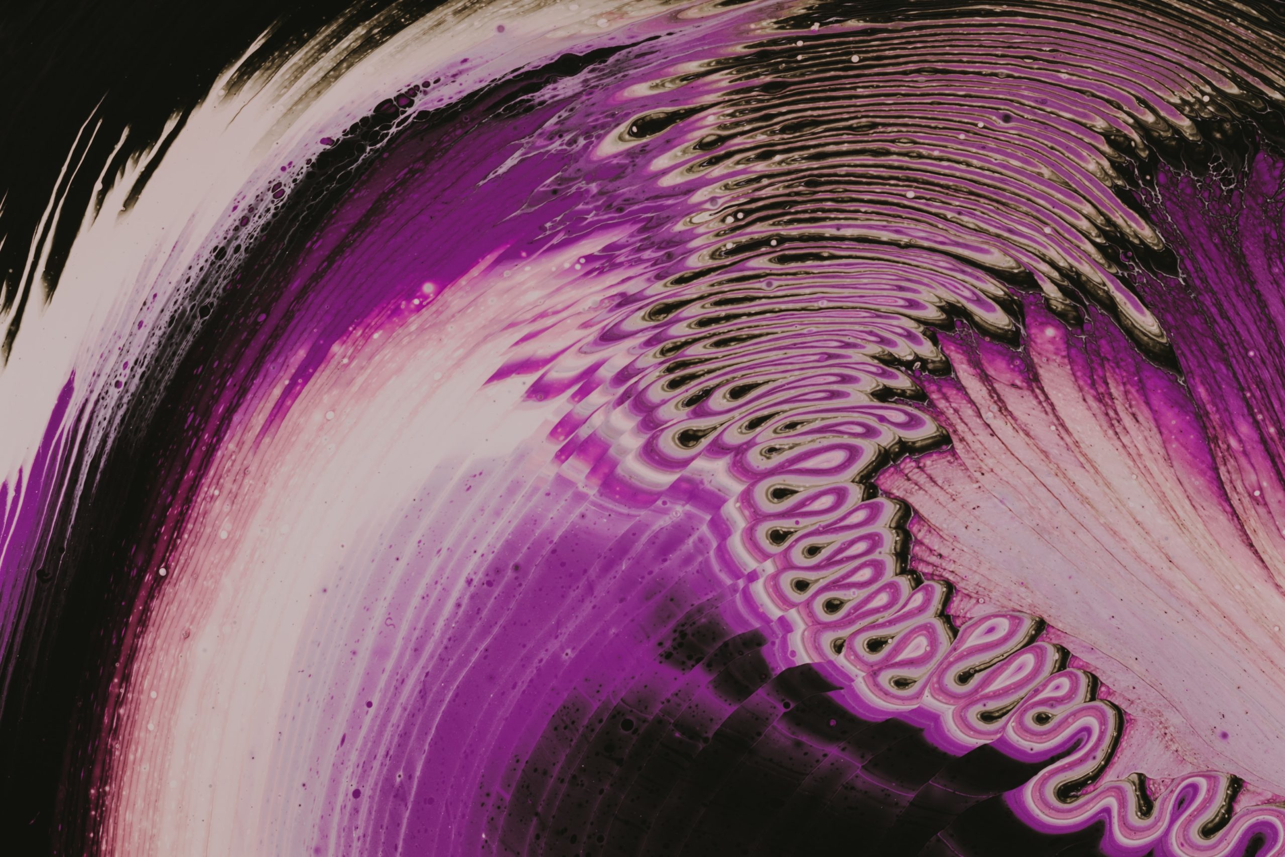 Purple marble art (ink all mixed up)